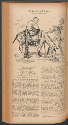 A Sancho Panza : (Rapsodia modernista)