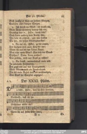 Der XXXI. Psalm.