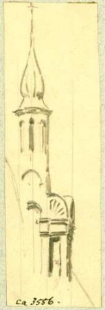 Mahlberg Turmspitze evangelische Pfarrkirche