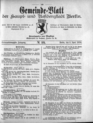 1906,14: No. 14, 8. April 1906