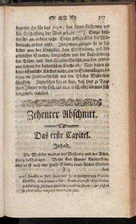 Zehenter Abschnitt.