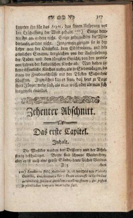 Zehenter Abschnitt.