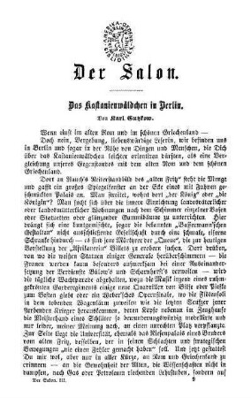 Das Kastanienwäldchen in Berlin