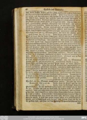 Evangelium am 14. Sonnt. nach Trinit. Luc. 17, 11-19.