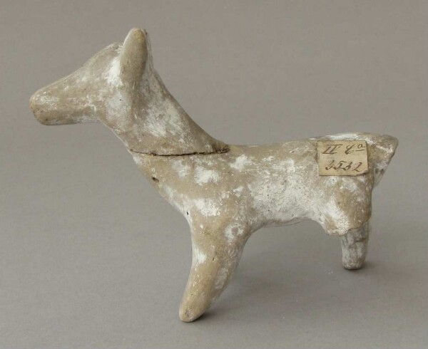 Animal figurine made of clay