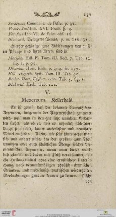 V. Mezereum, Kellerhals