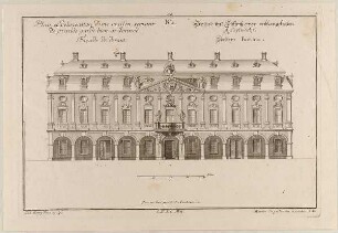 Vordere Fassade einer Hauptwache