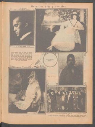Notas de arte y sociales [Fotografías]