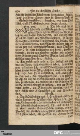 Für die christliche Kirche und die drey Haupt-Stände derselben.