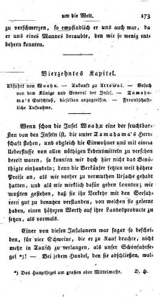 Abfahrt von Woahu. - Ankunft zu Attowai. - Besuch von dem Könige und General der Insel. - Tamahama?s Entschluß, Dieselbe anzugreifen. - Freundschaftliche Aufnahme.