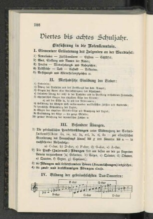 Viertes bis achte Schuljahr.