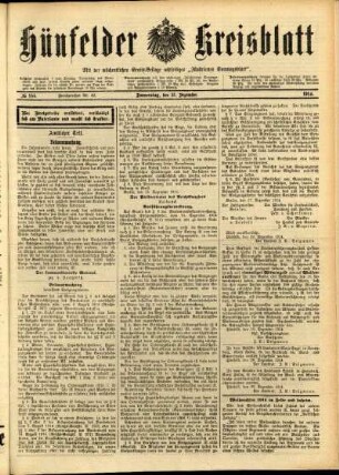 Ausgabe vom Donnerstag, den 31. Dezember 1914.