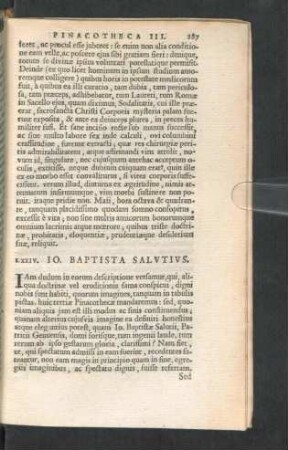 LXXIV. Io. Baptista Salutius.