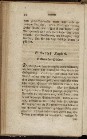Siebentes Kapitel. Auktion der Schönen