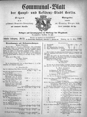 1869,12: No. 12, 21. März 1869