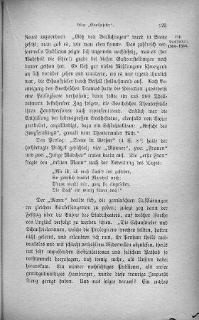 Eine "Goethefeier".