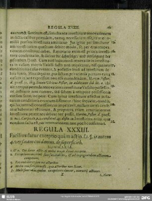 Regula XXXIII. Facilius datur exceptio quàm actio