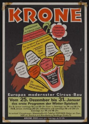 Circus Krone, München, ohne Jahr
