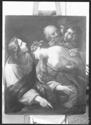 Procaccini, Gulio Cesare: Christus und die Ehebrecherin, GK I 7630.