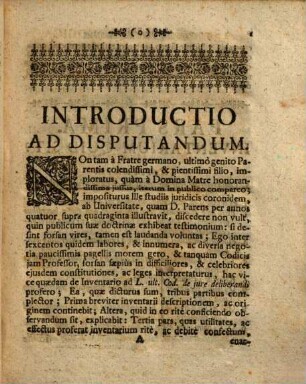 Disp. iur. ad L. fin. Cod. de iure deliberandi, seu de inventario