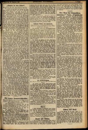 Zweite Ausgabe vom Donnerstag, den 29. September 1927.