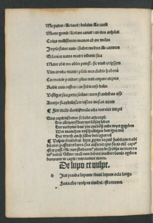 De lupo et vulpe.