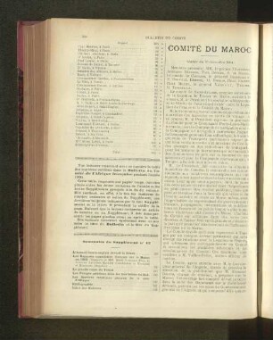 Comité Du Maroc.
