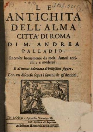 Le antichità dell'alma città di Roma