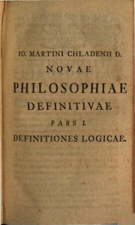 Nova Philosophia definitiva