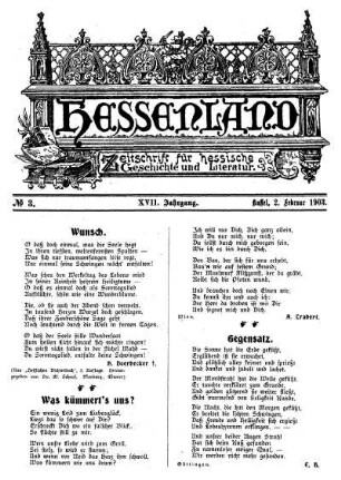 No. 3, 2. Februar 1903