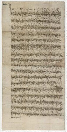 Testament des Lüneburger Bürgermeisters Albert van der Molen, mitbesiegelt von 2 Ratsmannen.