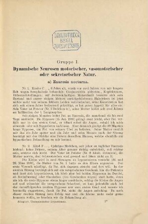Erfolge des therapeutischen Hypnotismus in der Landpraxis
