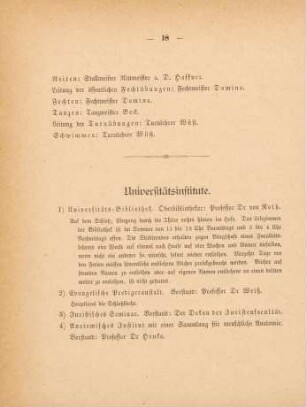 18-21, Universitätsinstitute