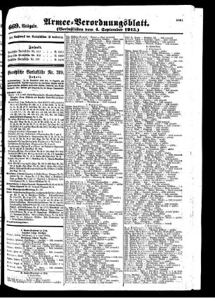 669. Ausgabe. Samstag, 4. September 1915