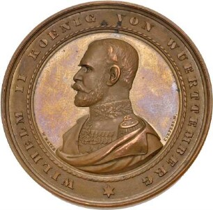 Medaille auf die Bäckerei-, Konditorei- und Kochkunst-Ausstellung 1894 in Stuttgart