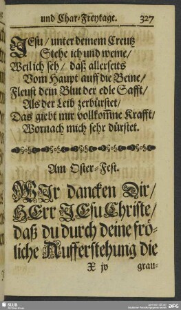 Am Oster-Fest