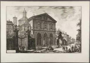 Veduta della Basilica di S. Sebastiano fuori delle mura di Roma, su la via Appia