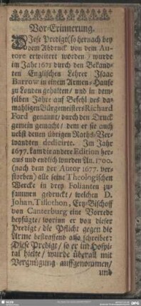 Vor-Erinnerung