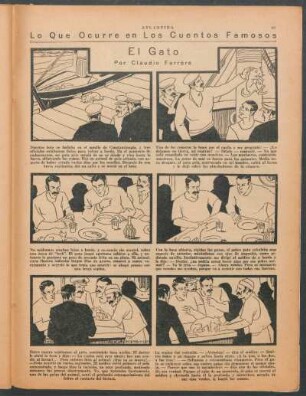 El Gato : Lo que ocurre en los cuentos famosos