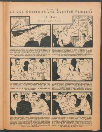 El Gato : Lo que ocurre en los cuentos famosos