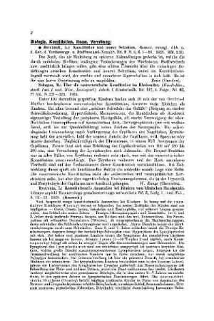 Biologie, Konstitution, Rasse, Vererbung