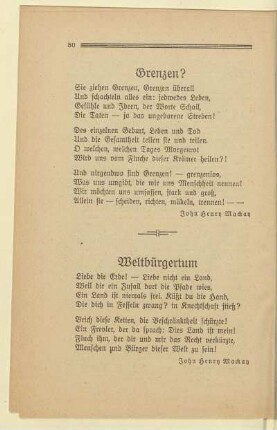 Weltbürgertum