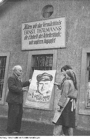 VEB Gartenbau, März 1954