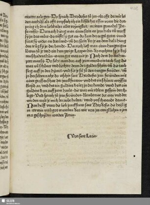 Von sant Lucia