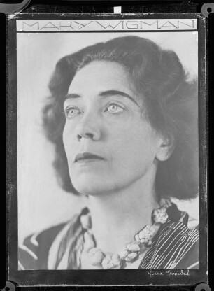 Bildnis der Tänzerin, Choreographin und Pädagogin Mary Wigman