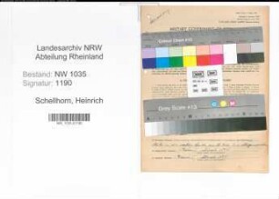 Entnazifizierung Heinrich Schellhorn , geb. 06.08.1897 (Wettersteieger)