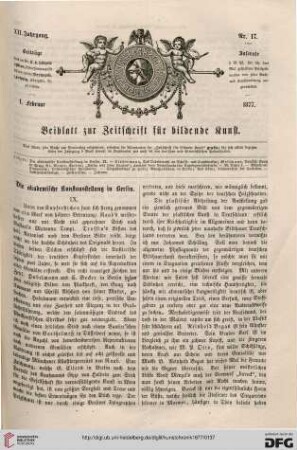 Heft 17 (1. Februar 1877)