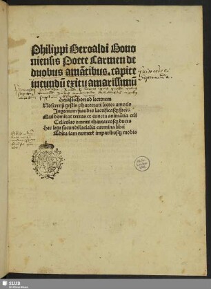 [Stempel] Kurfürstliche Bibliothek (Dresden)