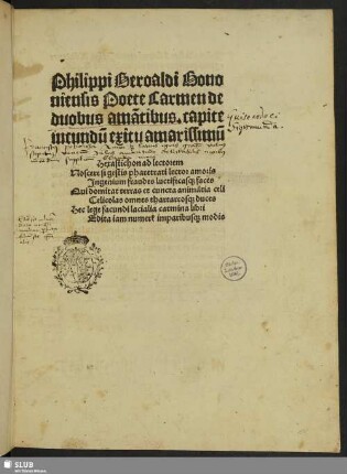 [Stempel] Kurfürstliche Bibliothek (Dresden)