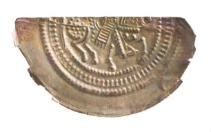 Münze, Brakteat (Hälbling), um 1210/1215